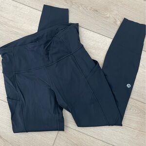 Lululemon Fast & Free Tight (Size 6, Black)